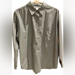 Irene Allison Shirt Striped Button Down Size Medium